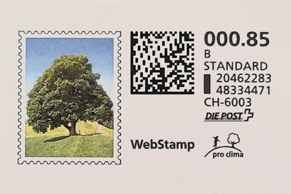 Baum als Briefmarkendesign